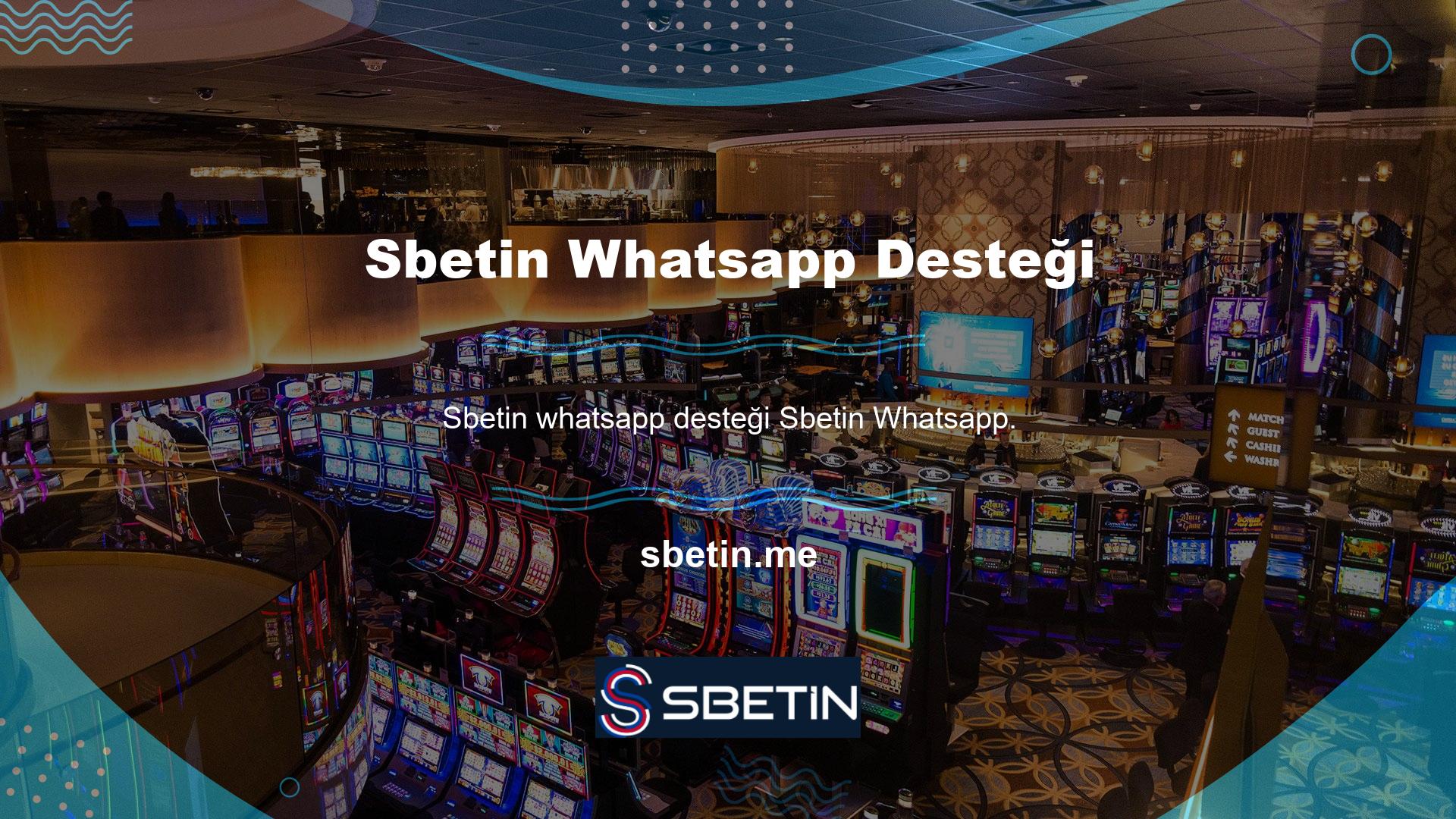 Whatsapp destek hattı çoğu bahis sitesinde mevcut değildir, ancak bu site bu sitede mevcuttur